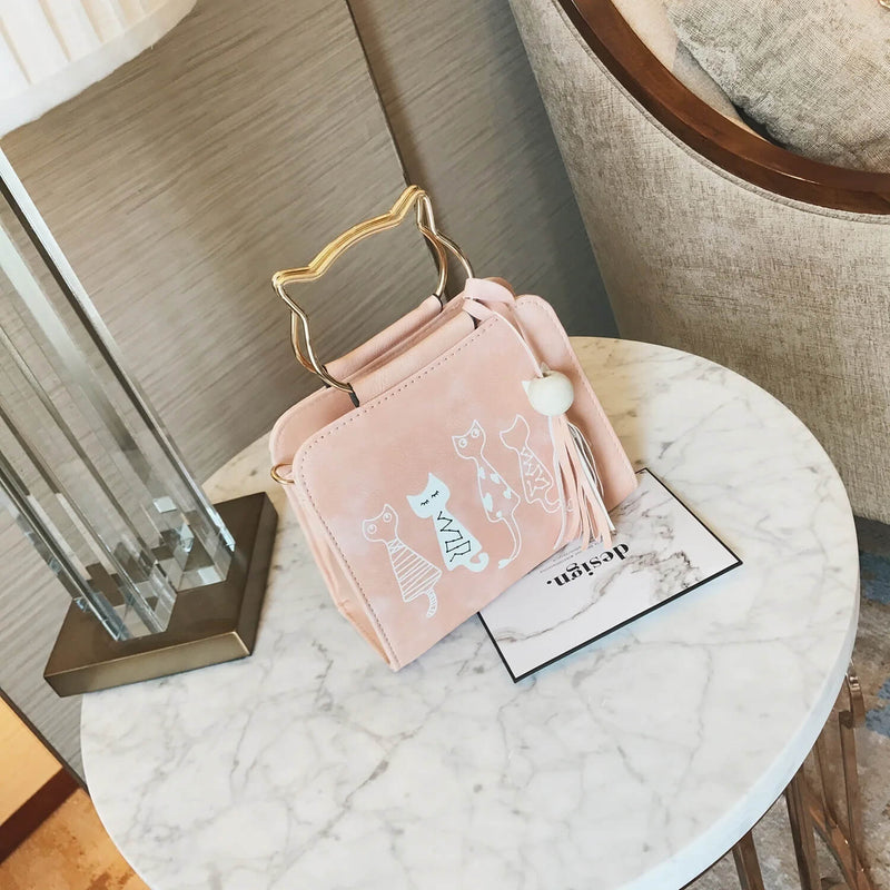 Layla™ - Bolsa Estilosa e Fofa de Gatinho