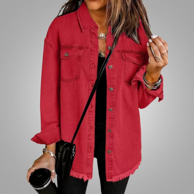Roxanne | Jaqueta Jeans Casual Estilosa
