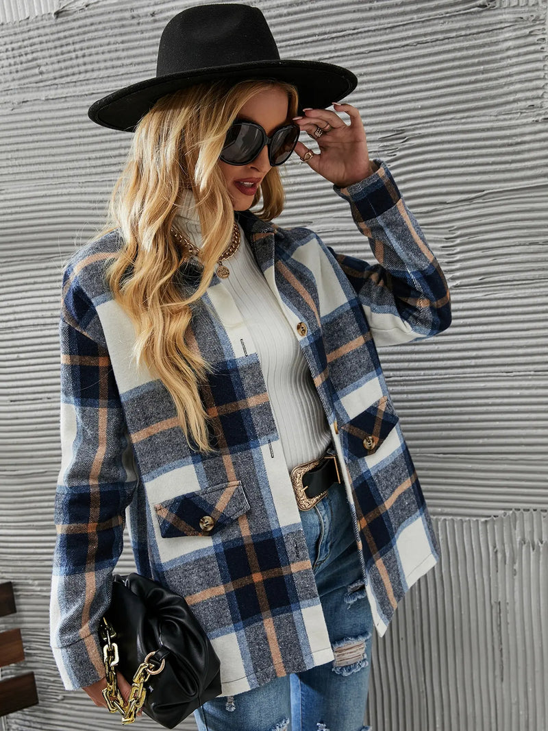 Kelly | Blazer Estiloso Xadrez