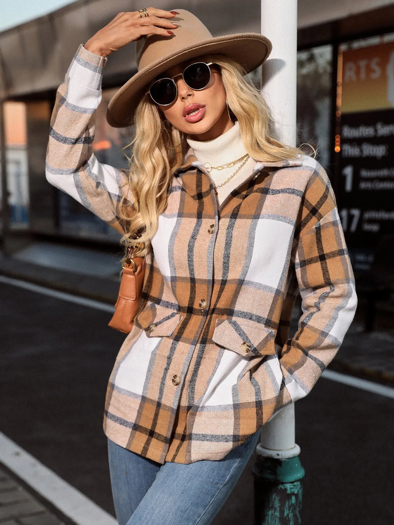 Kelly | Blazer Estiloso Xadrez