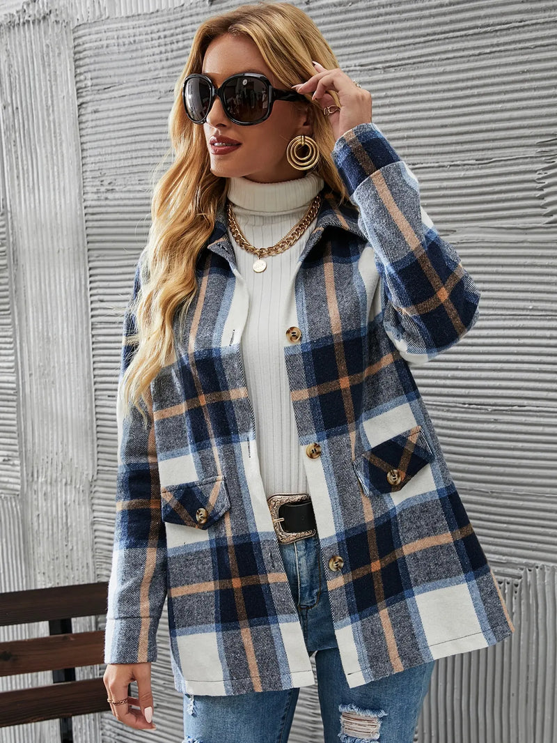 Kelly | Blazer Estiloso Xadrez