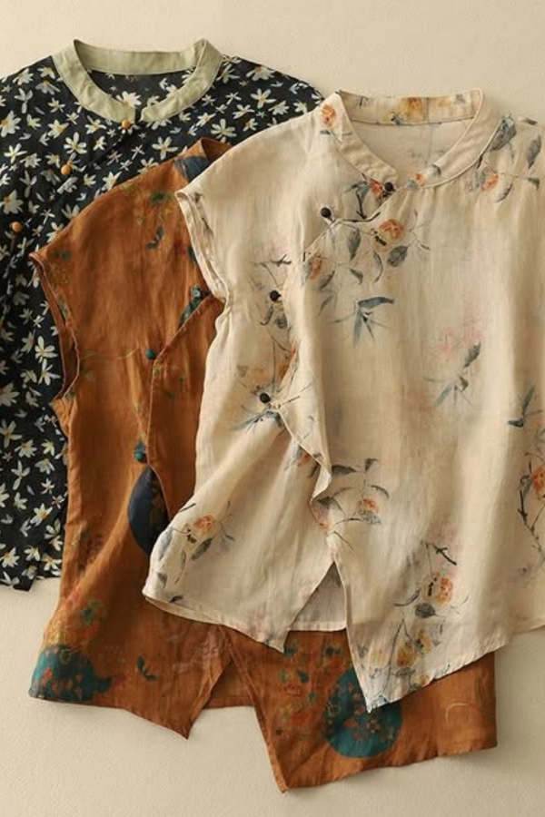 Amanda | Blusa Elegante de Linho