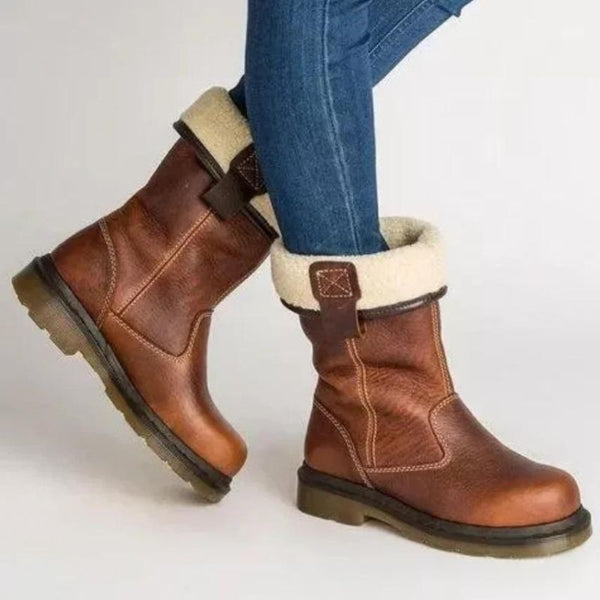 Eireen | Botas de Inverno Forradas de Couro