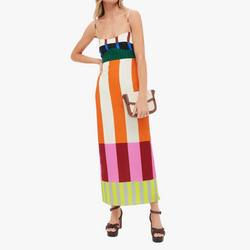 Wyleen | Vestido Longo Floral com Ajuste Envelope para Dias Ensolarados