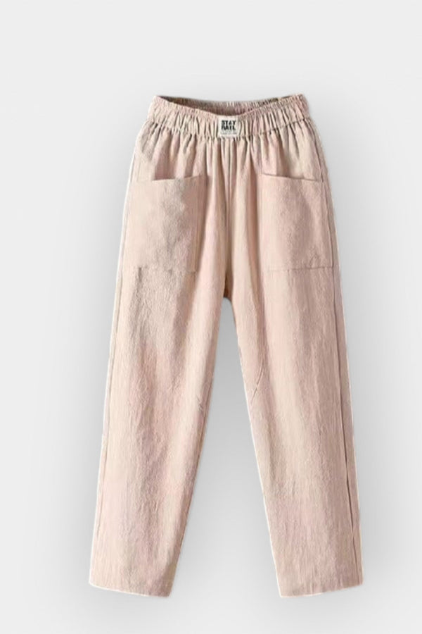 Calças Confortáveis de Linho