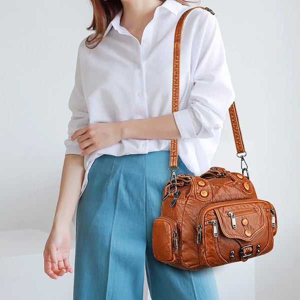 Savannah™ Clássica Versatilidade | Bolsa Mensageiro Vintage