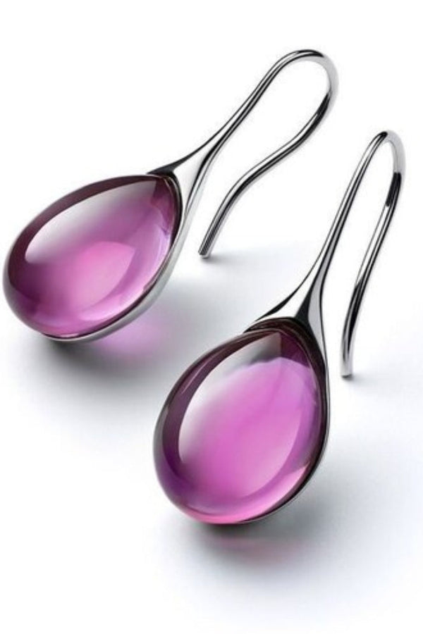 Brincos pendentes de cristal deslumbrantes