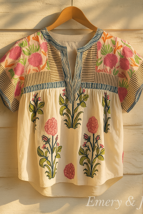 Cloe | Blusa Boêmia Elegante