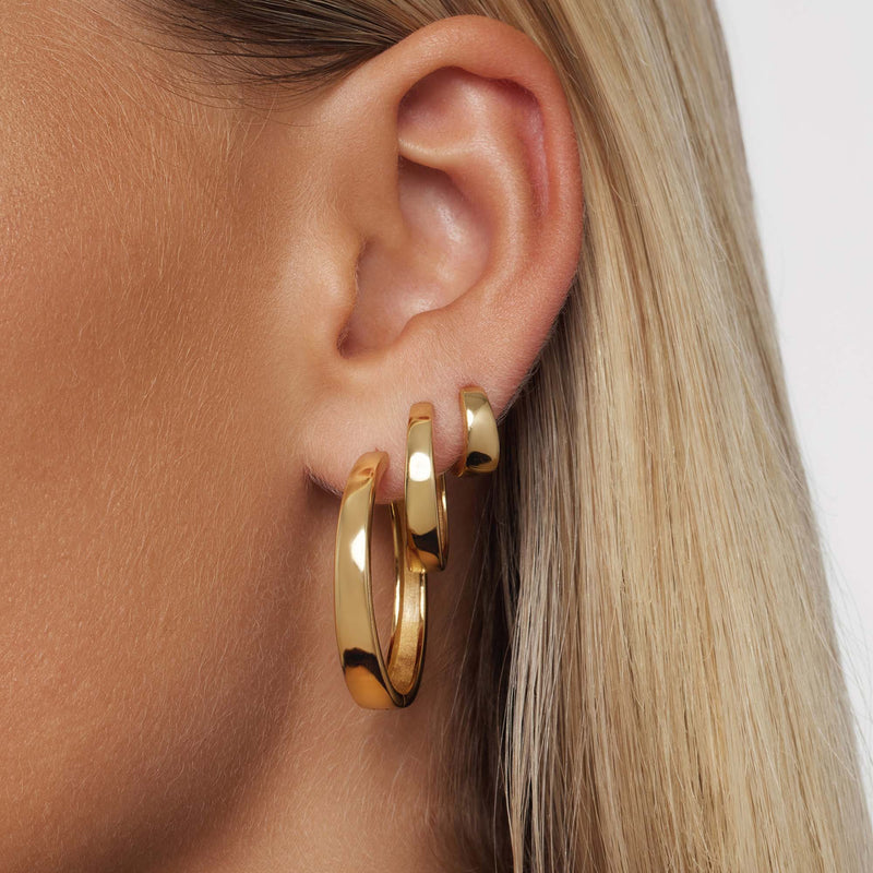Argolas Statement Gia | Ouro