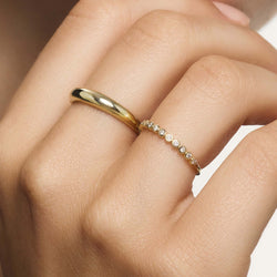 Anel de Bolha de Diamante | Ouro