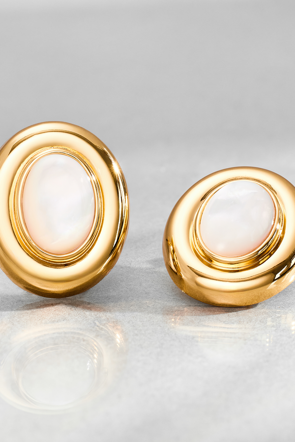 Brincos Giselle de Pérola | Ouro
