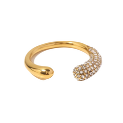 Anel Evelina de Ouro