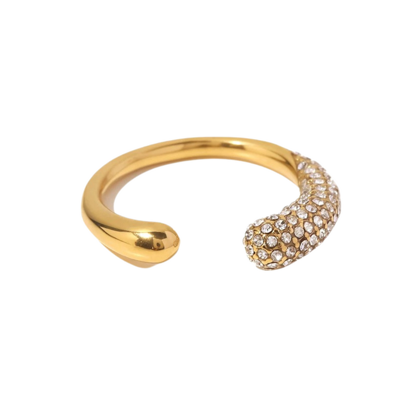 Anel Evelina de Ouro