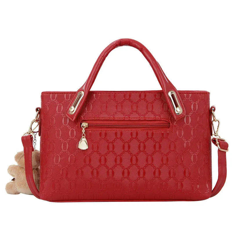 Conjunto Grace™ Luxe | Conjunto Elegante e Fofo de Bolsa com 4 Peças
