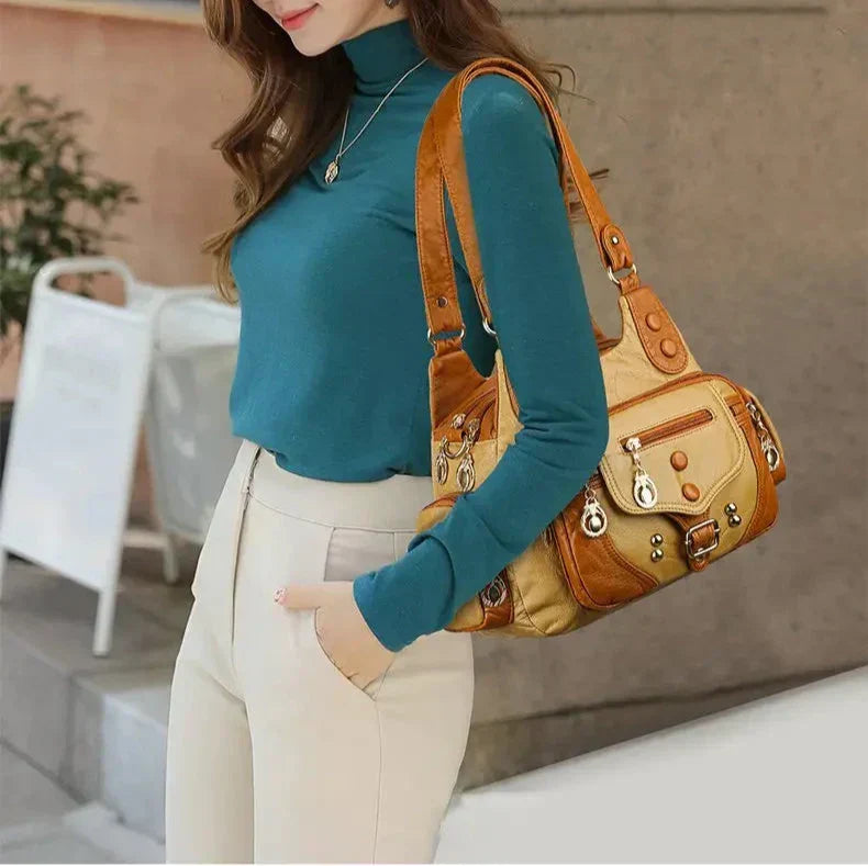 Savannah™ Clássica Versatilidade | Bolsa Mensageiro Vintage