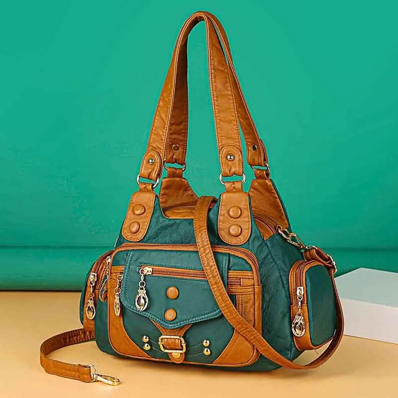 Savannah™ Clássica Versatilidade | Bolsa Mensageiro Vintage