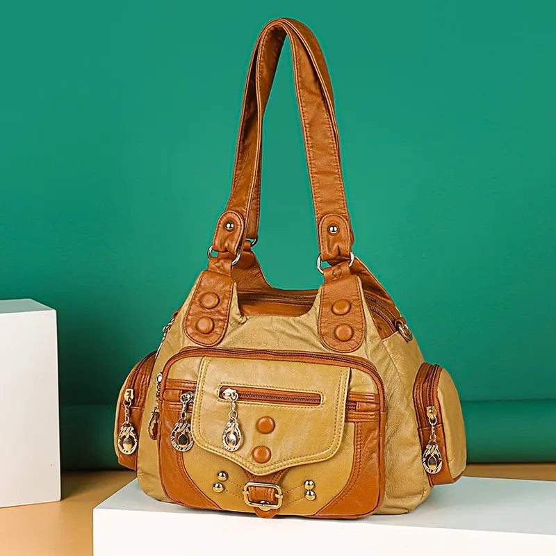 Savannah™ Clássica Versatilidade | Bolsa Mensageiro Vintage