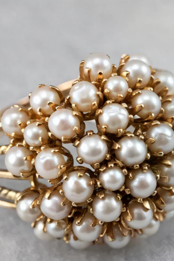 ANEL COM PÉROLAS INCRUSTADAS BLUSH