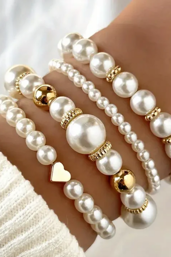 Conjunto de Pulseiras Elegance Pearl