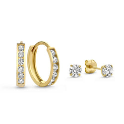 Conjunto de Brincos Dara Brillane Stone | Ouro