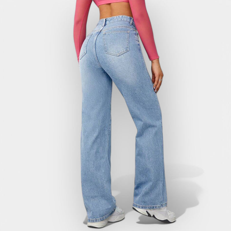 Calça Jeans Reta