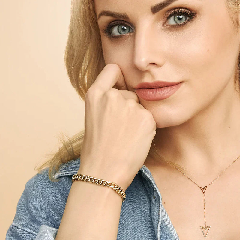 Pulseira Cubana Estate | Ouro