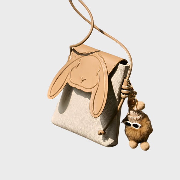 Bolsa Transversal Mini de Couro