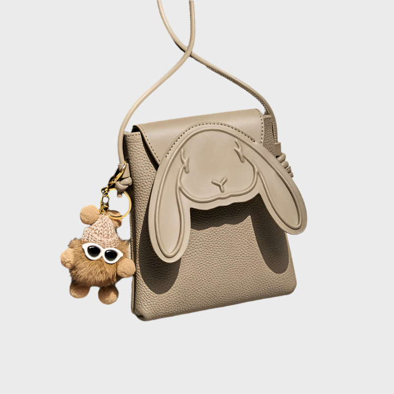Bolsa Transversal Mini de Couro