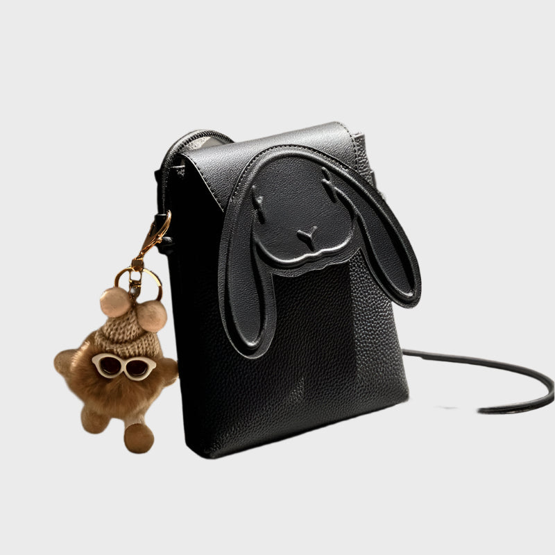 Bolsa Transversal Mini de Couro