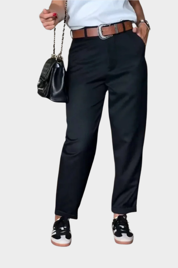 Calças Elegantes com Costuras