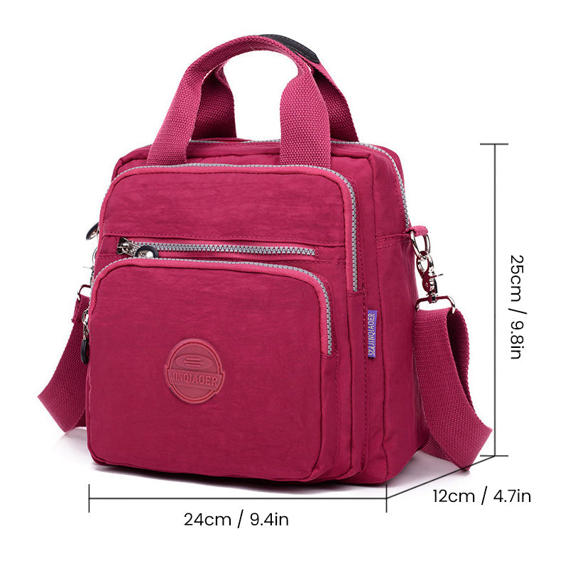 Zoe™ - Bolsa Transversal Multifuncional Impermeável 3 em 1