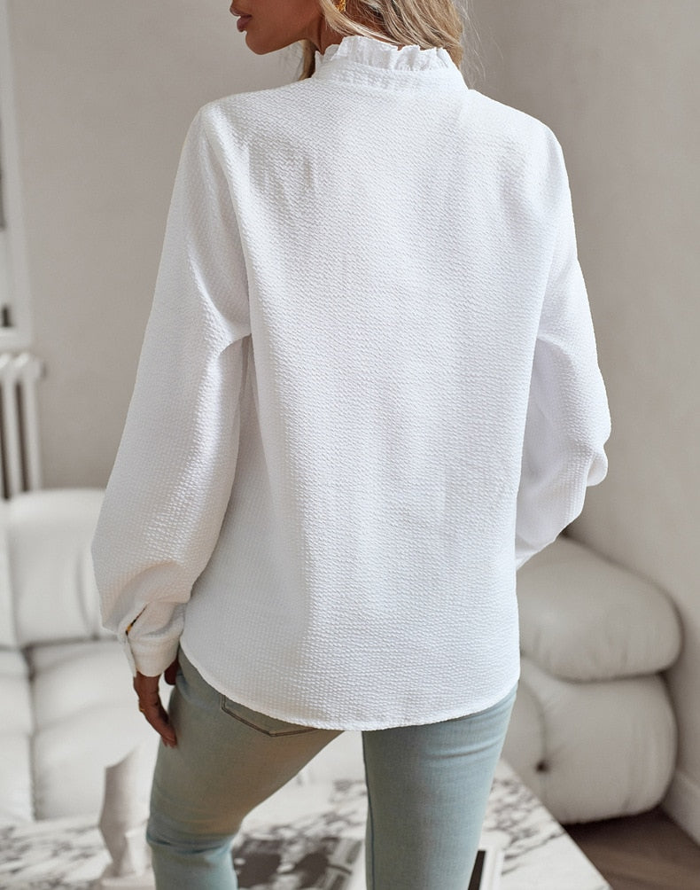 SHERIEL - BLUSA ELEGANTE E CONFORTÁVEL