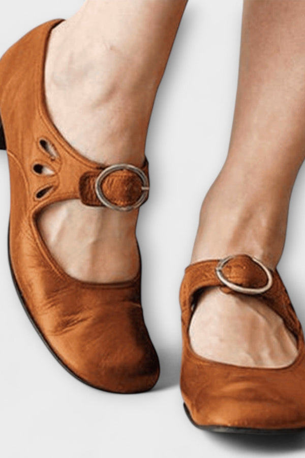Sandálias Elegantes de Couro