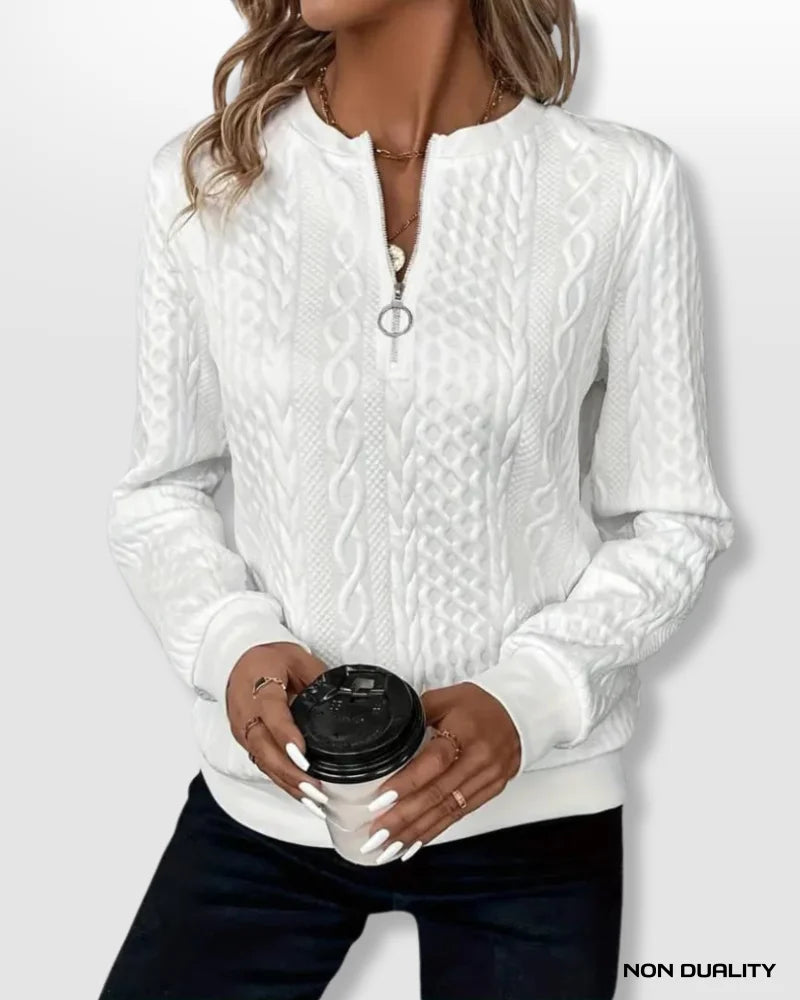 Suéter com Zíper Não-Dualidade