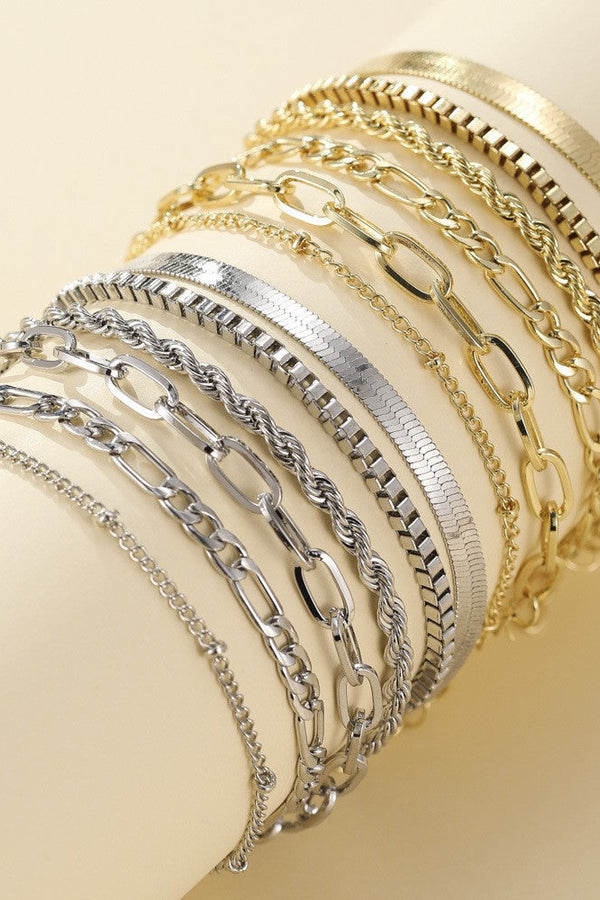 Conjunto de Pulseiras Ellis Renner | Ouro