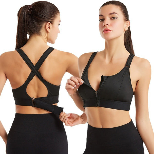 Laryssa | Sutiã Esportivo Zip Fit Anti-Suor