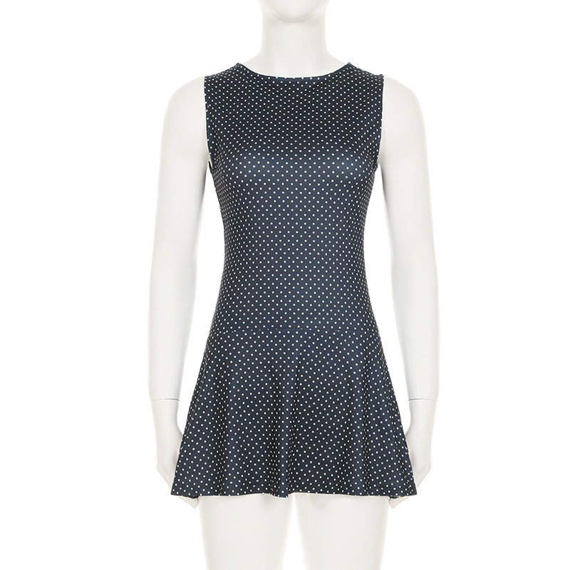 Vestido Mini Koora com Bolinhas