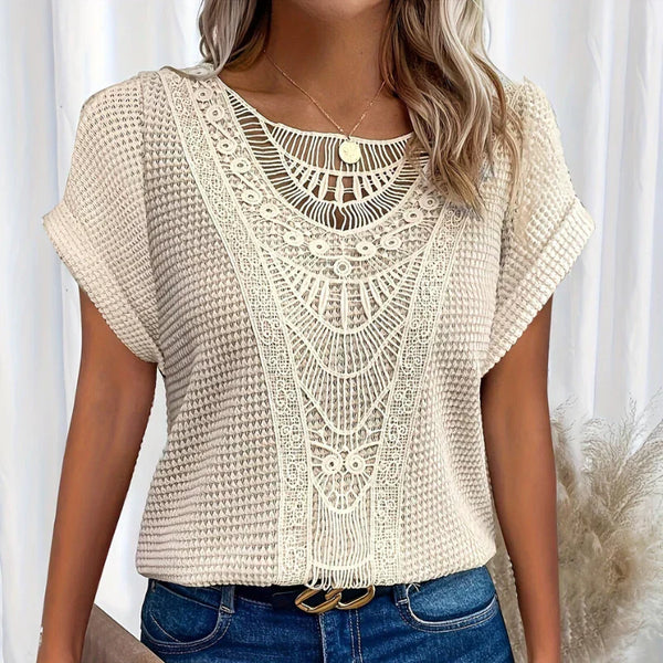 AURA - BLUSA TEXTURIZADA DELICADA