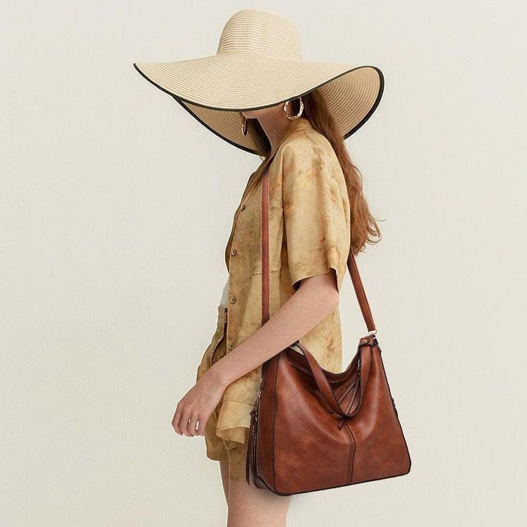 Bolsa de Ombro Brooklyn™ Elegance | Grande Capacidade