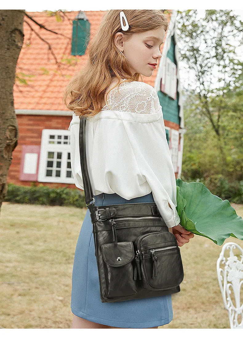 Ariana™ Bolsa Transversal | Bolsa Elegante com Múltiplos Bolsos