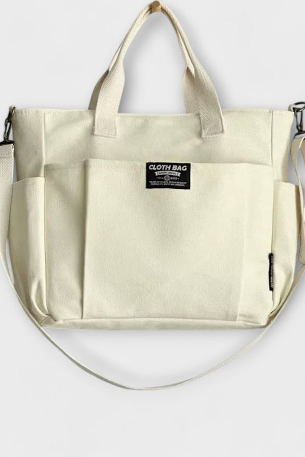 Olivia - Bolsa Tote Minimalista de Lona
