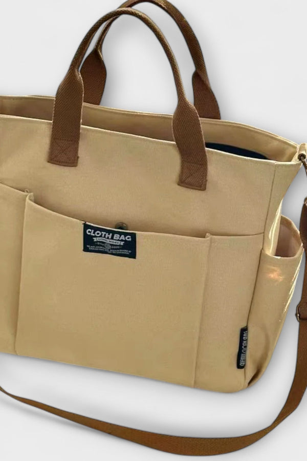Olivia - Bolsa Tote Minimalista de Lona