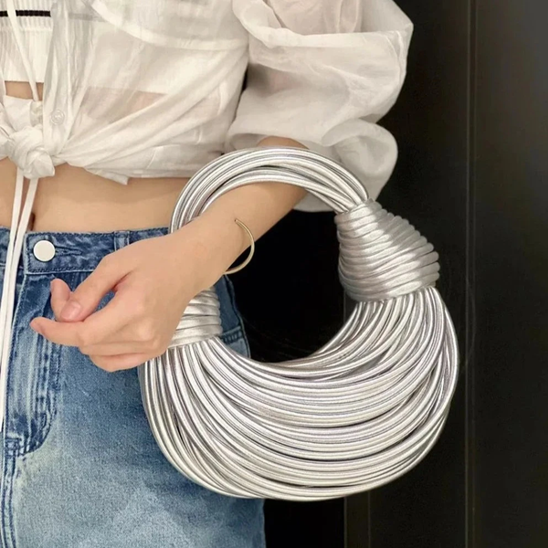 Ellie™ - Bolsa Dourada Estilosa de Luxo