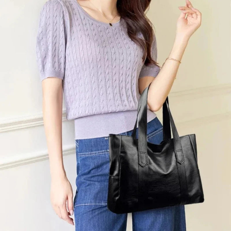 Abigail™ - Bolsa de Ombro Macia de Luxo Minimalista