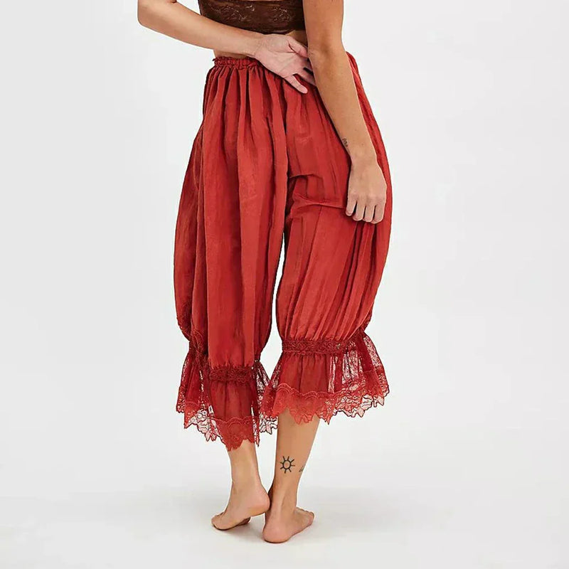 Calças Boho de Renda