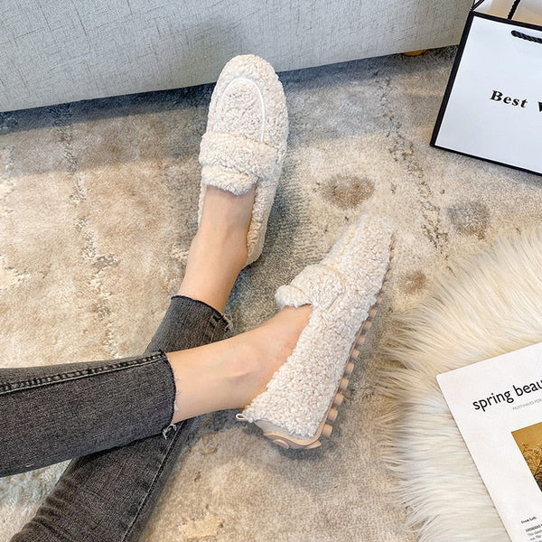 Luna™ Sapatilhas de Pelúcia Flat