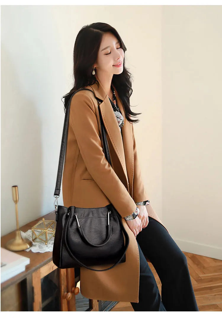 Peyton™ Luxo Charm | Bolsa Clássica de Ombro