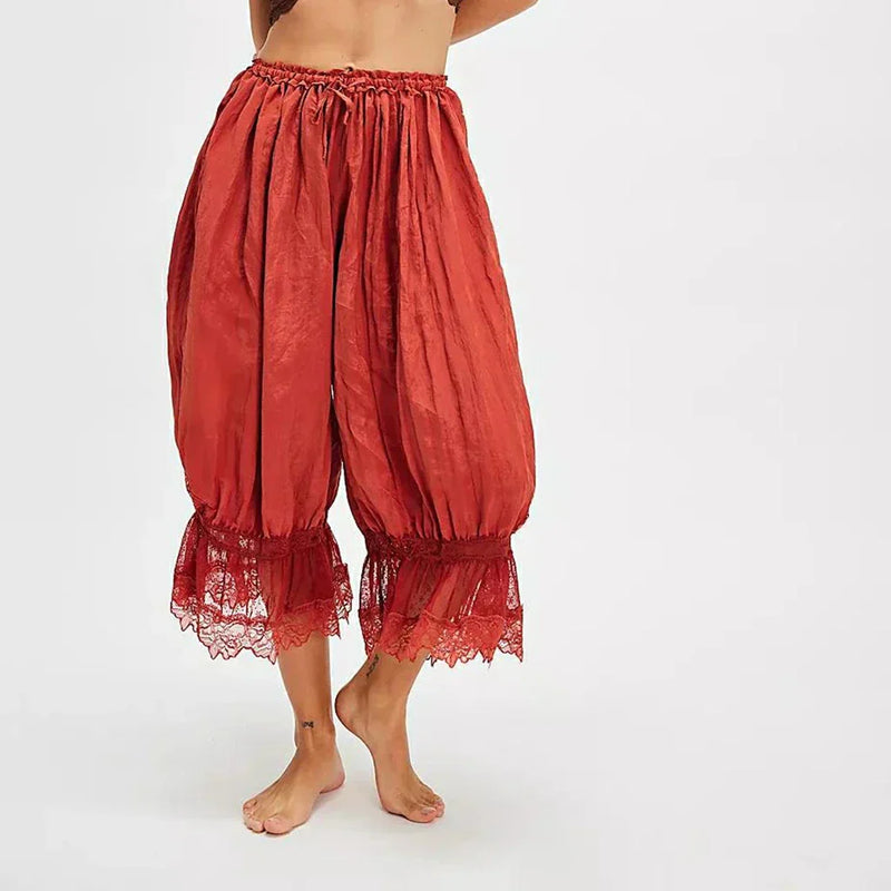 Calças Boho de Renda