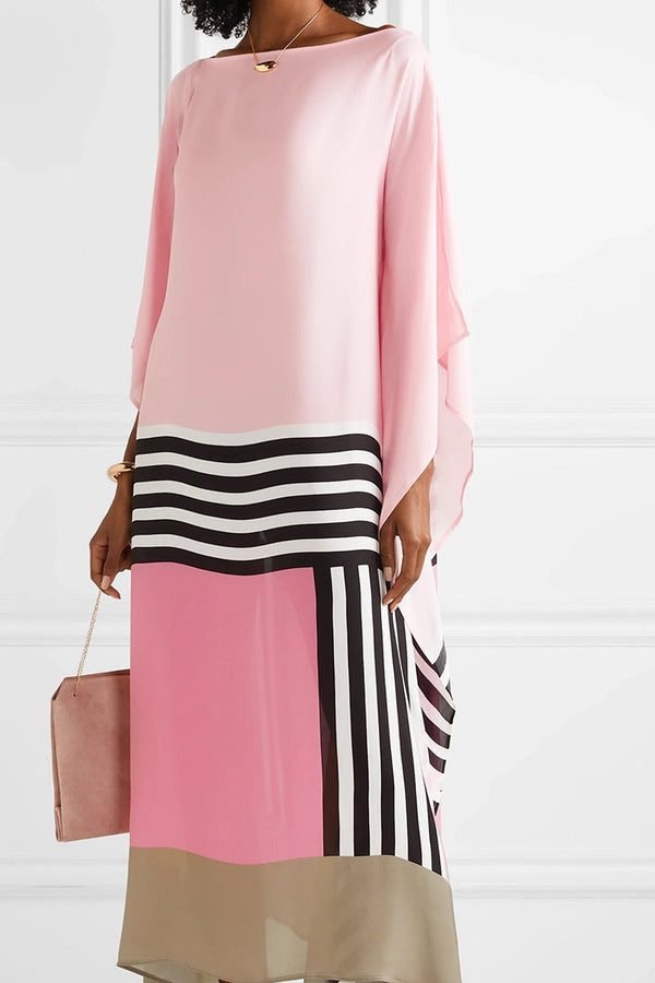 Rilinda | Kaftan Elegante com Estampa Geométrica