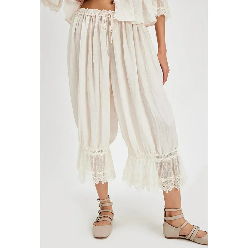 Calças Boho de Renda